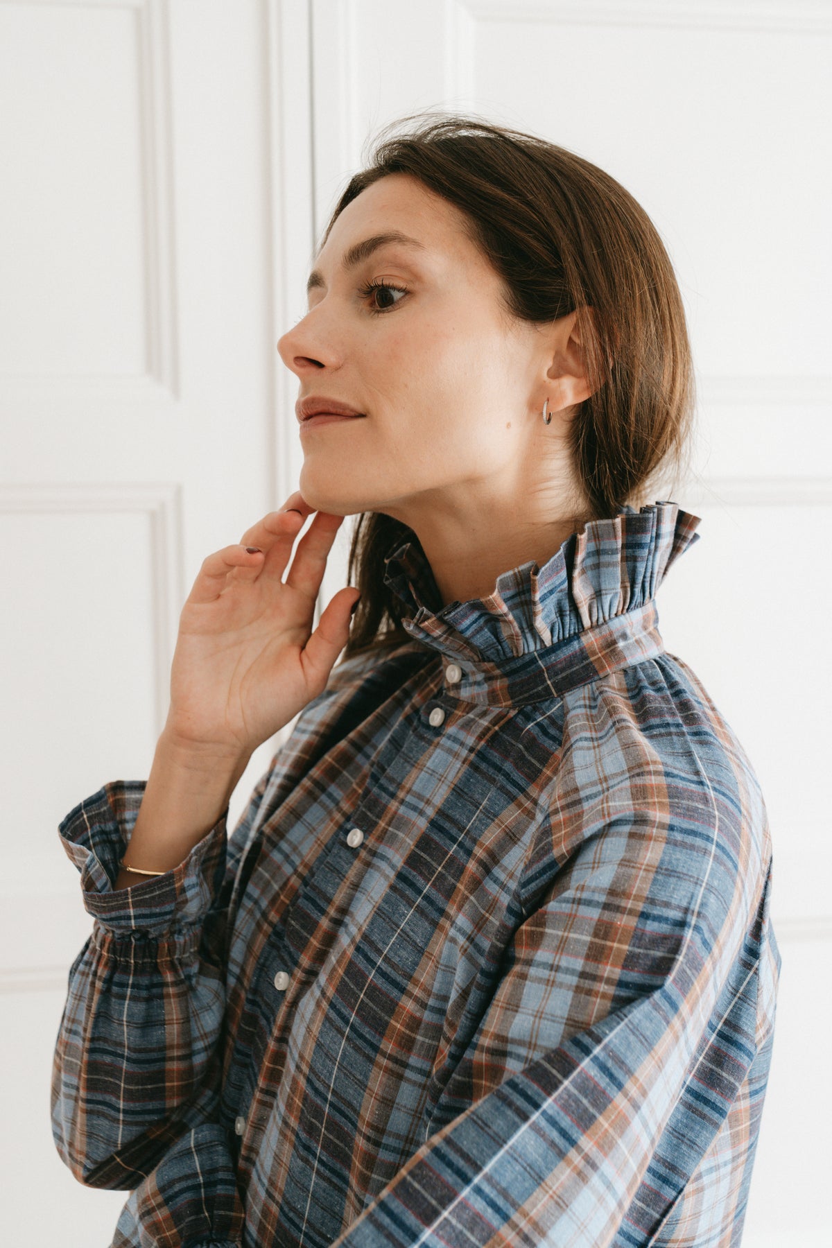 Ambra blouse - Tartan