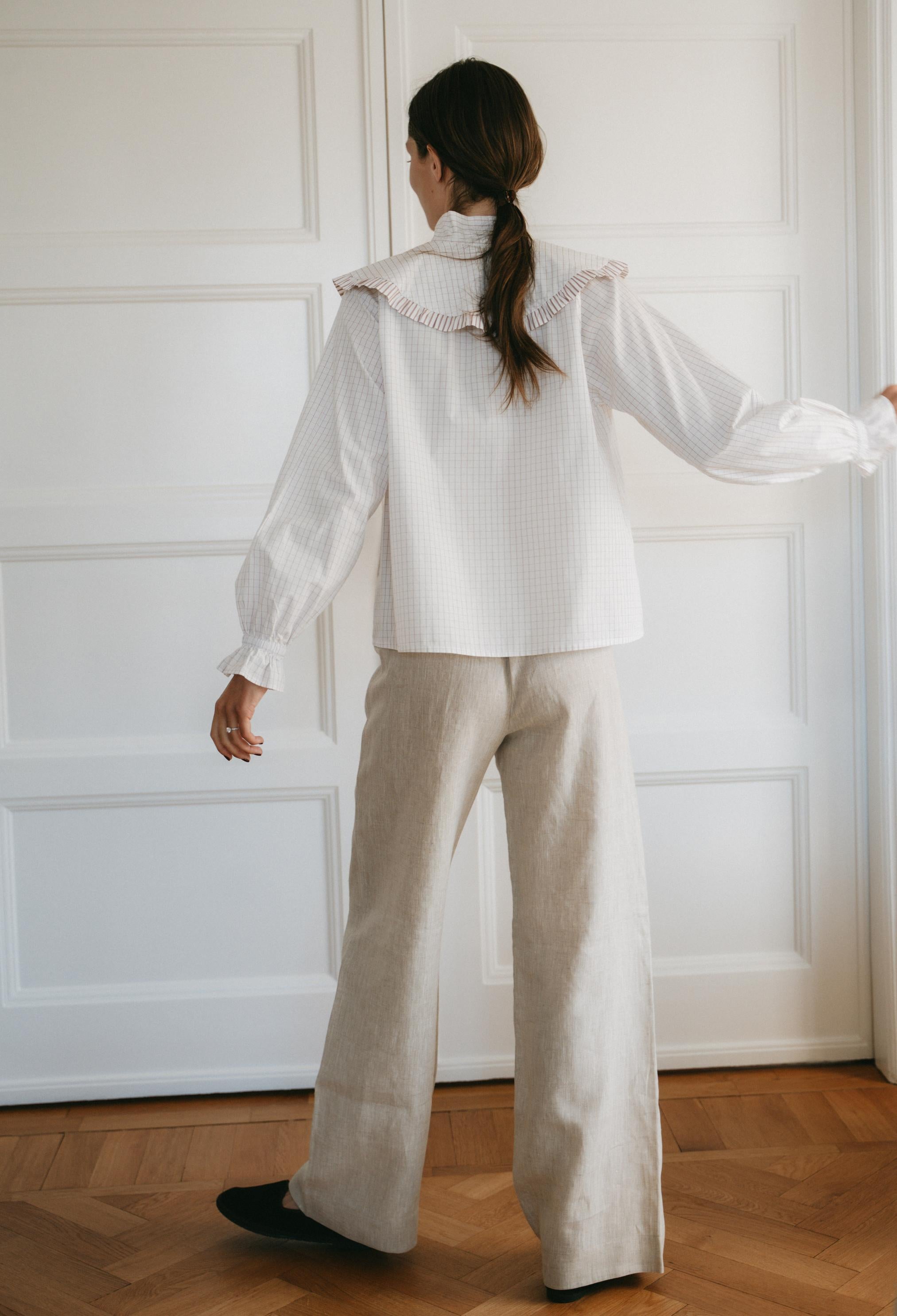 Brera pant – natural linen