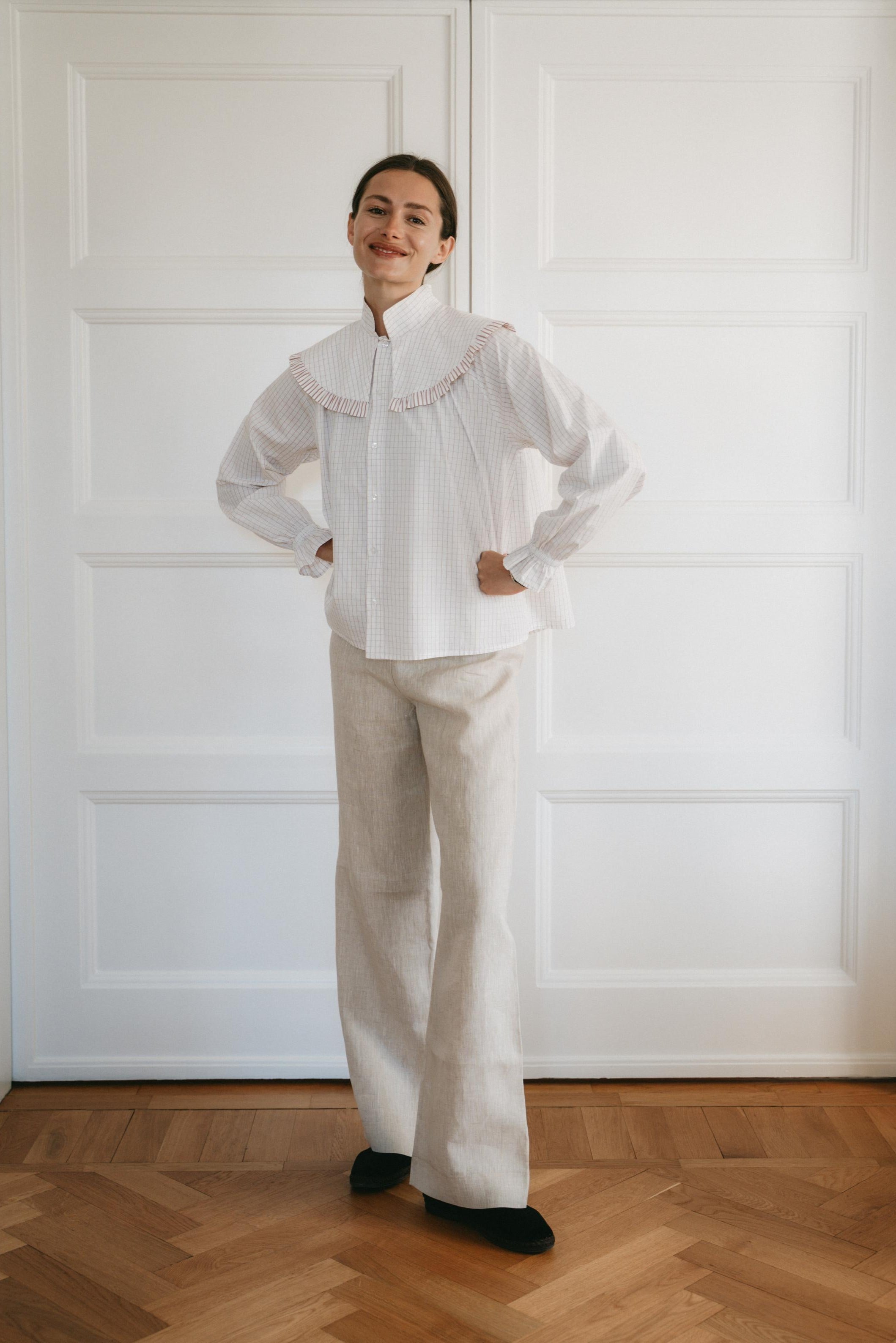 Brera pant – natural linen