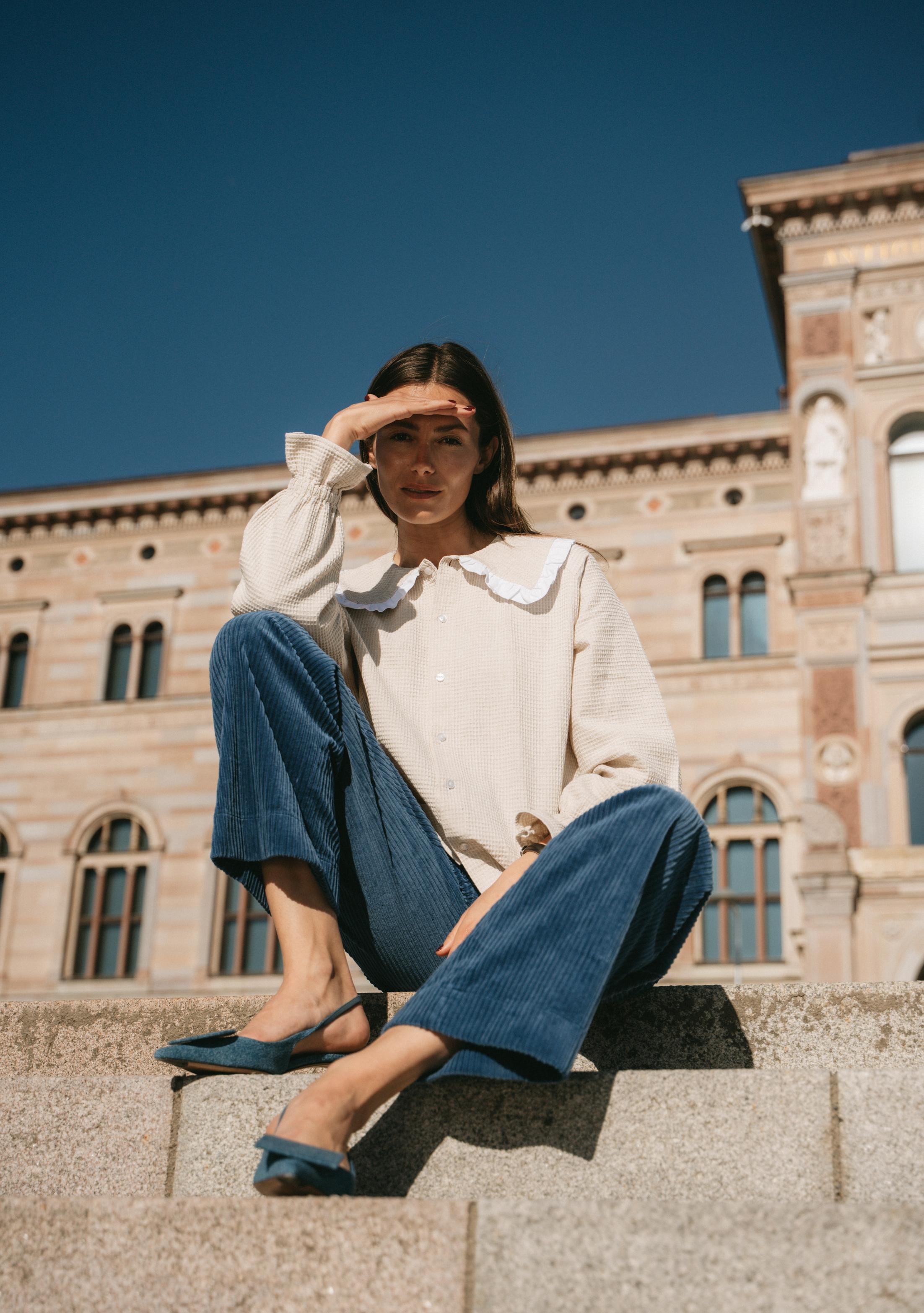 Annabelle pant – ink blue