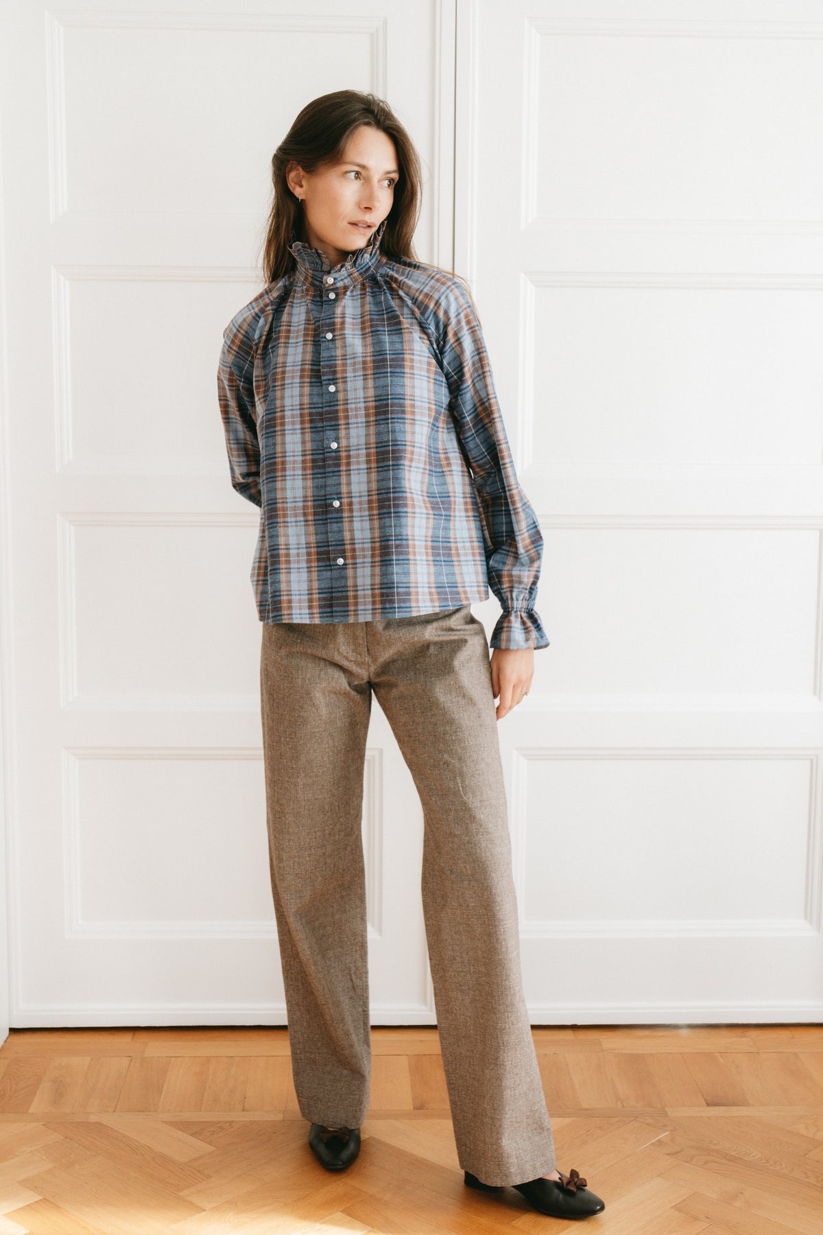 Ambra blouse - Tartan