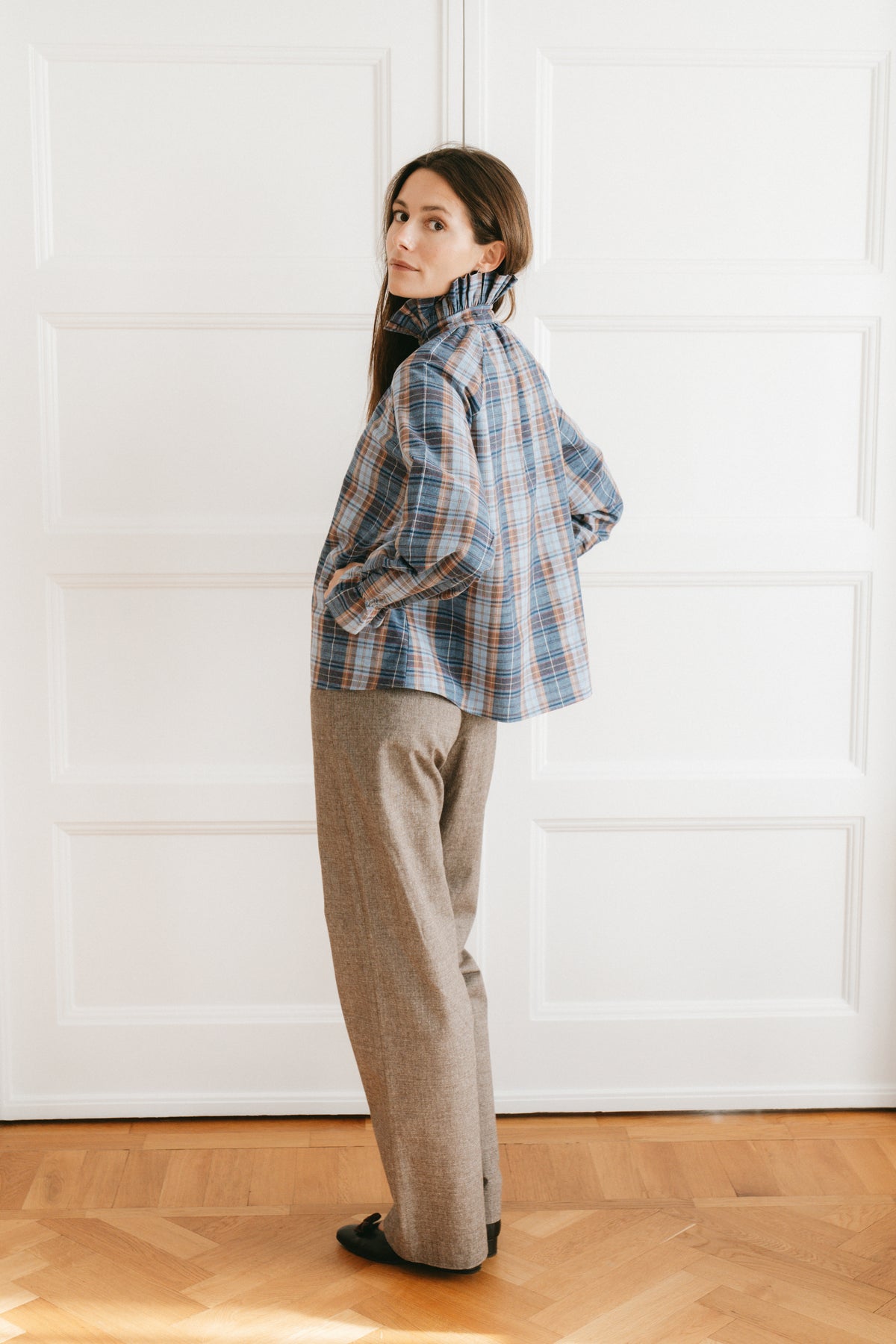 Ambra blouse - Tartan