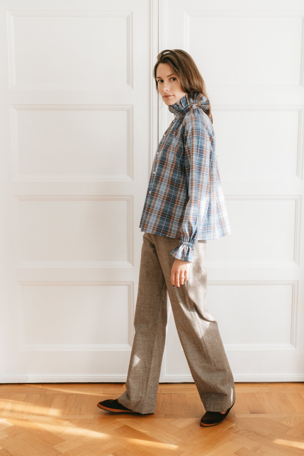 Ambra blouse - Tartan
