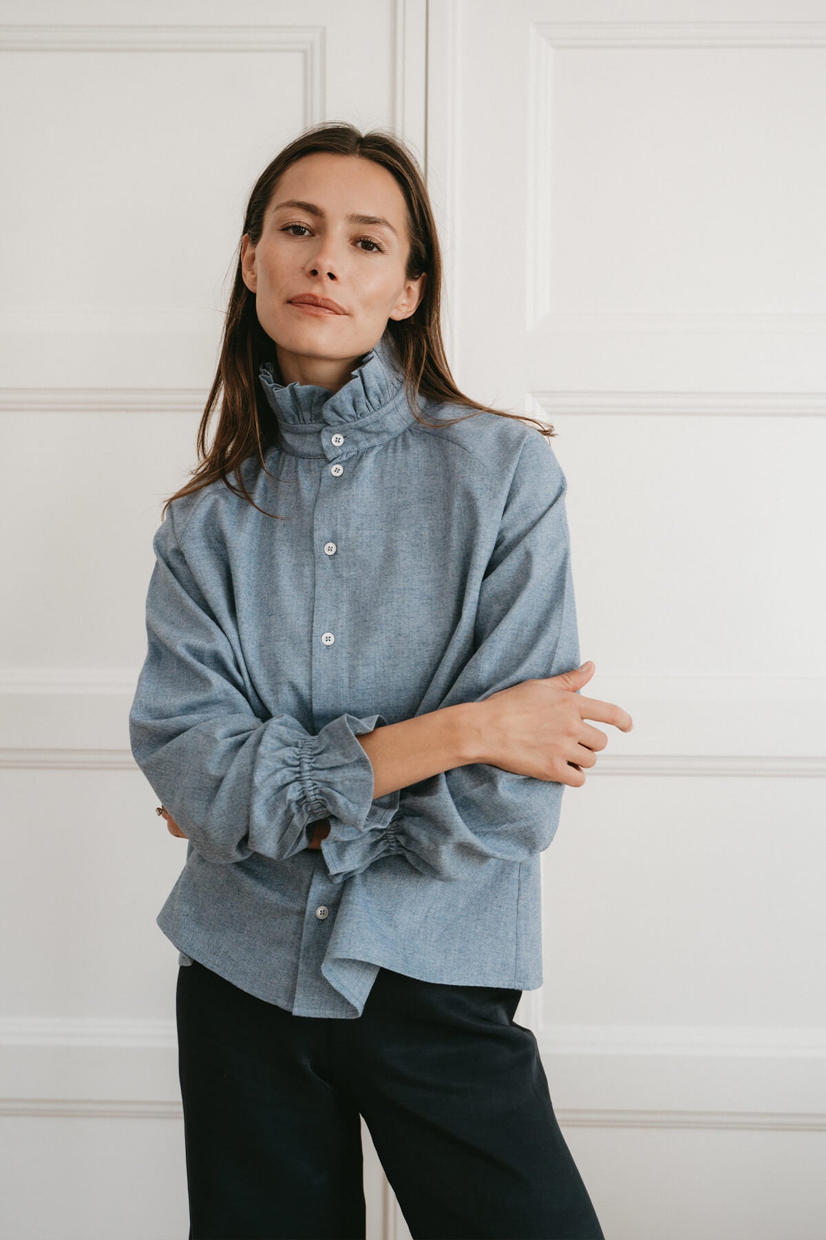 Ambra blouse – Sky blue