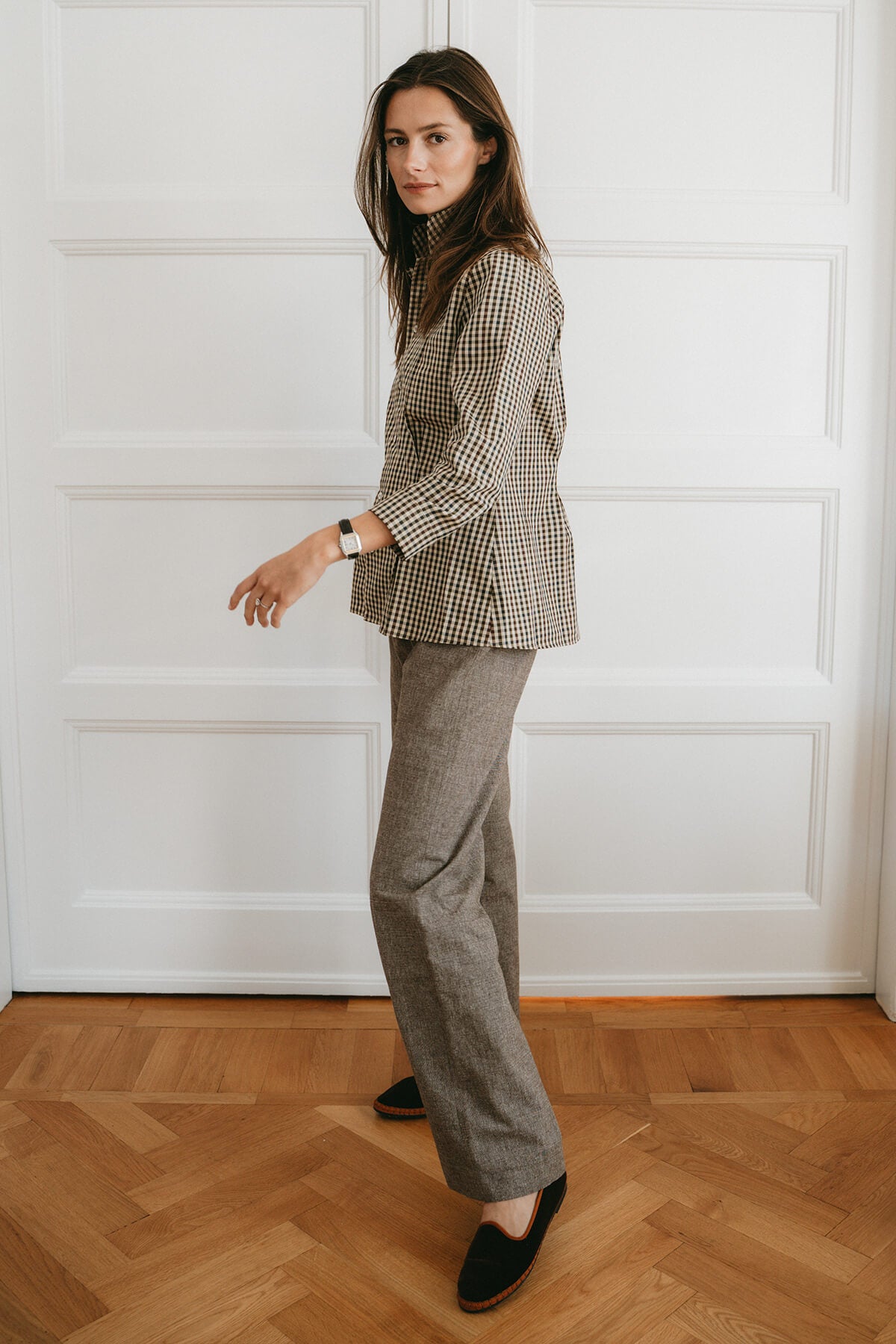 La sciura – Green checkered