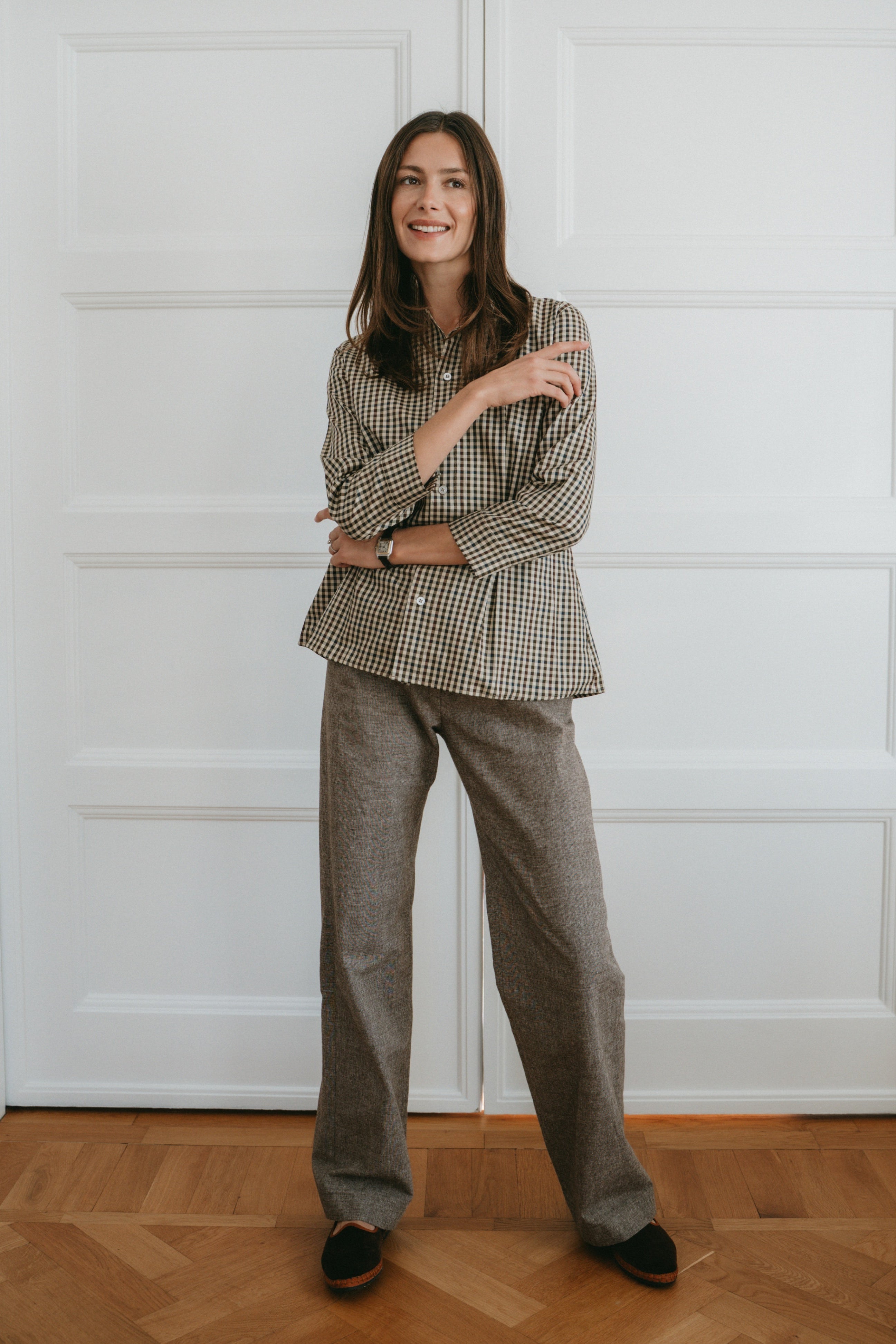 La sciura – Green checkered