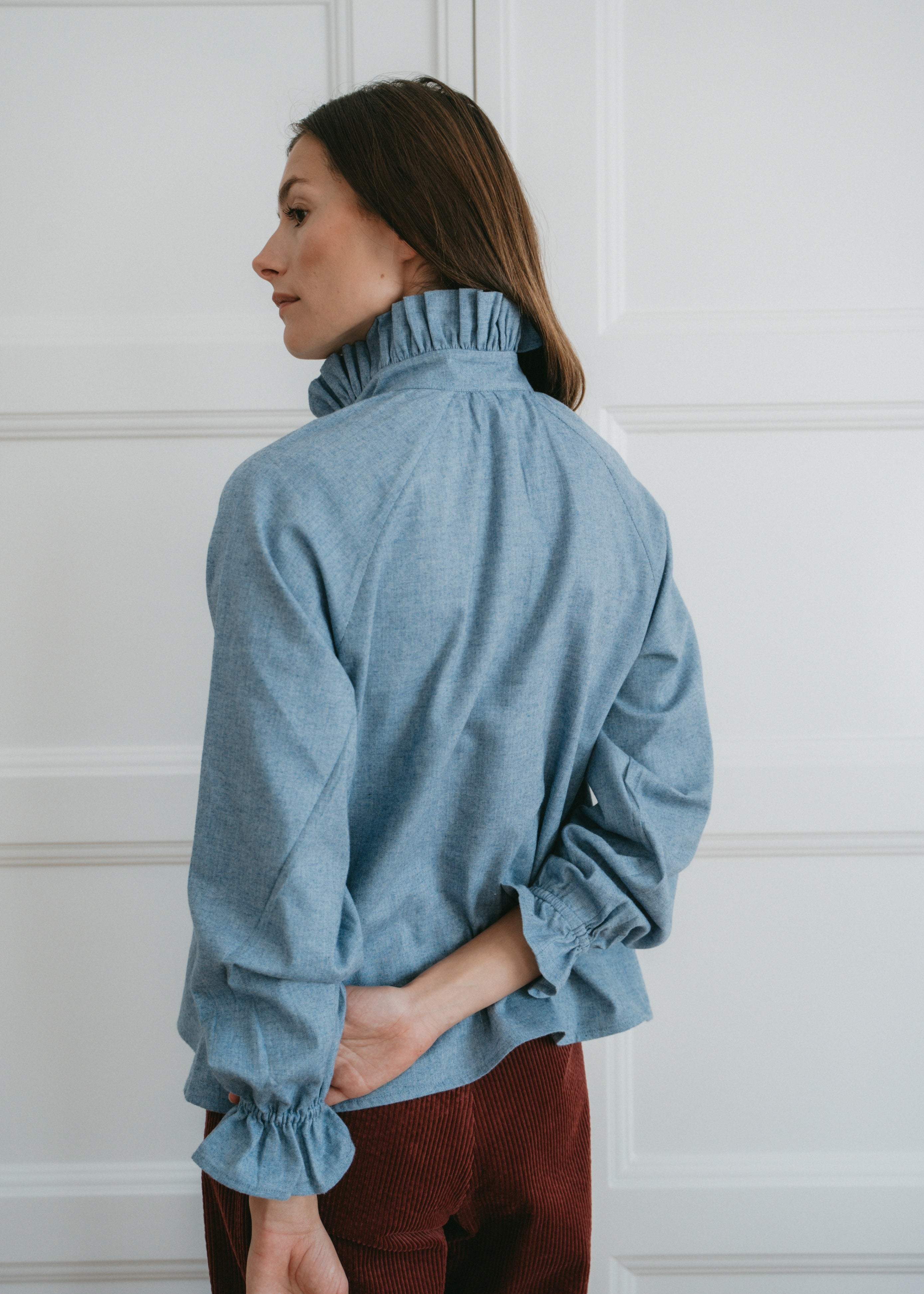 Ambra blouse – Sky blue