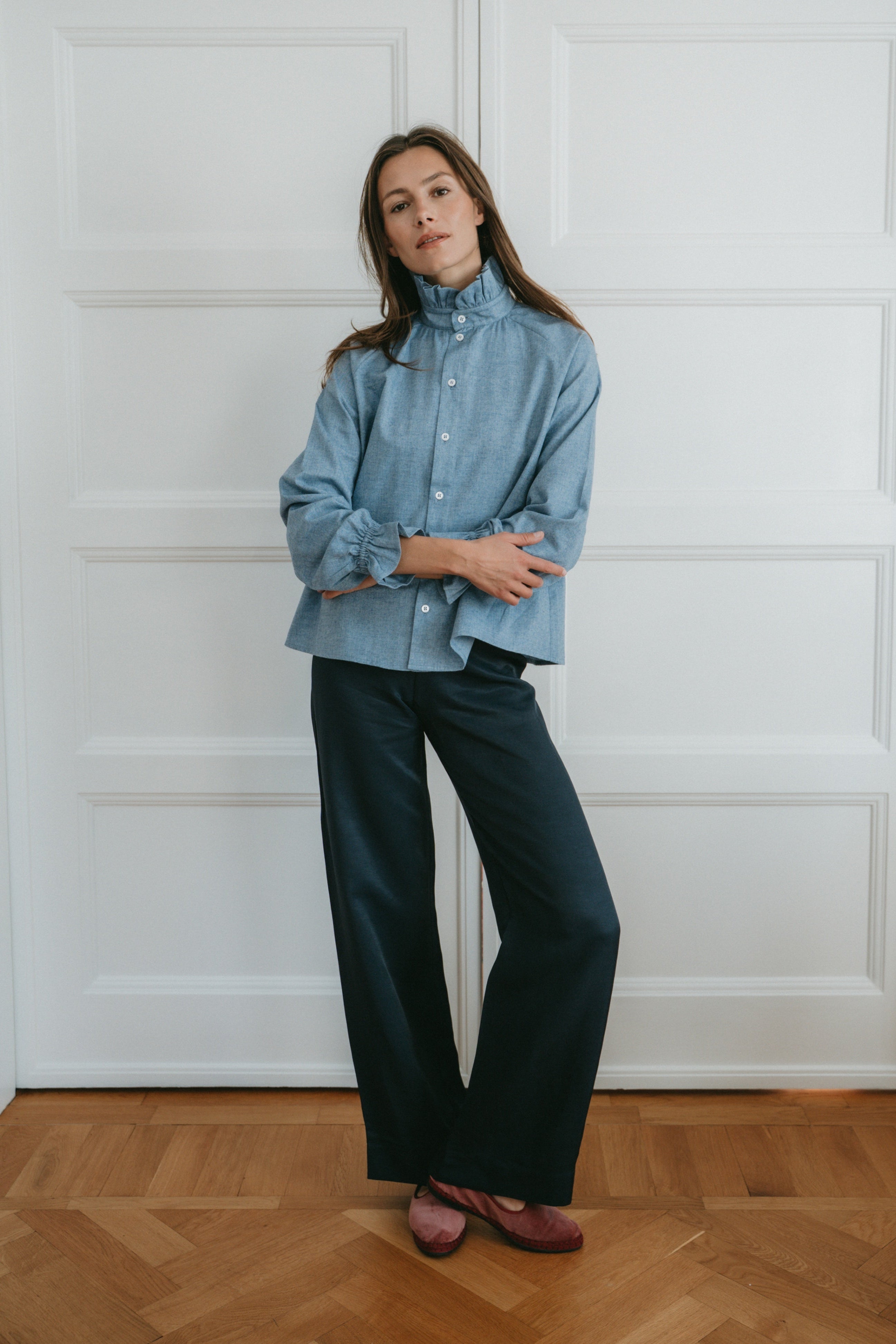 Ambra blouse – Sky blue