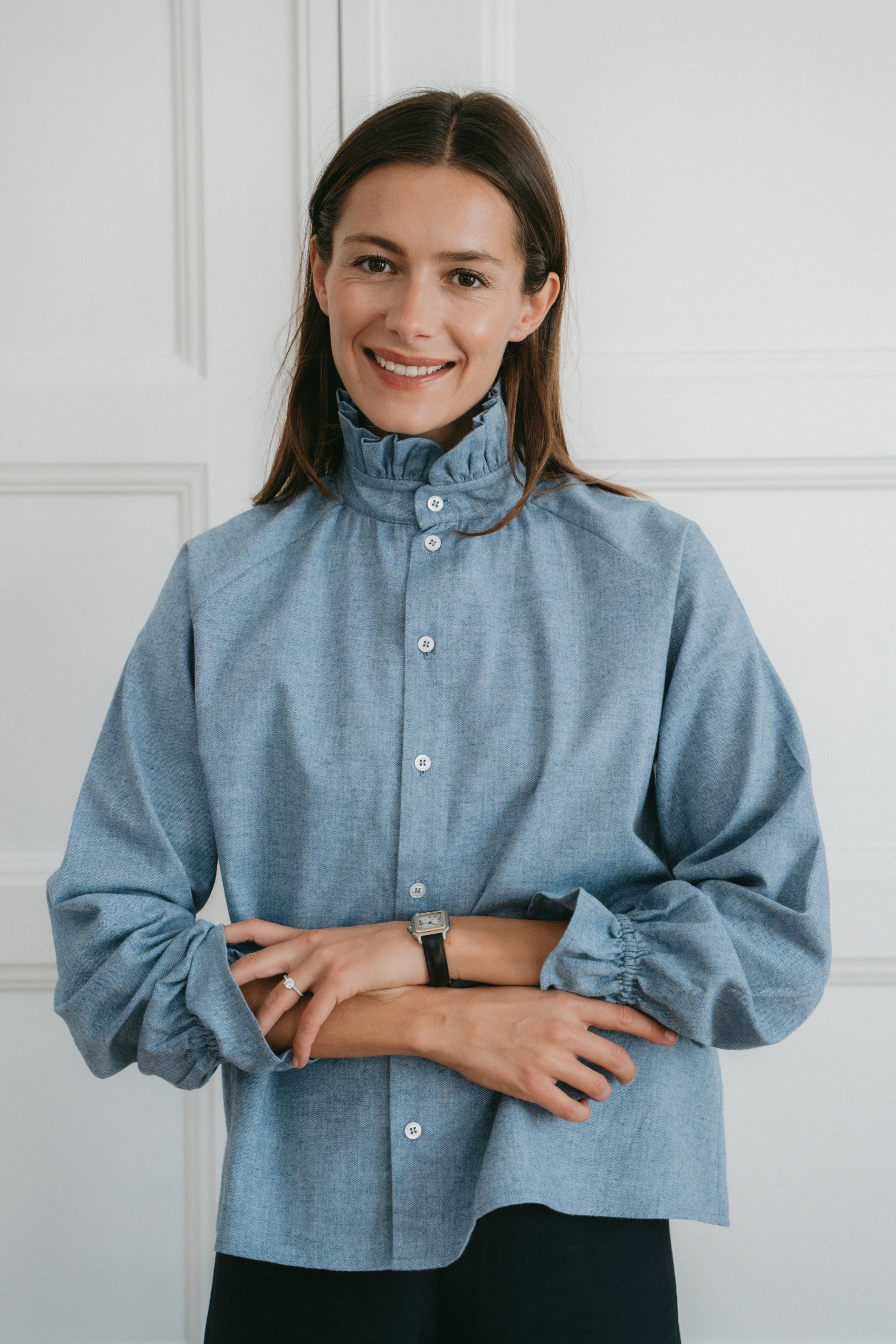 Ambra blouse – Sky blue